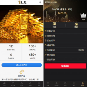 海外黄金秒合约交易/黄金时间盘/黄金微盘投资交易